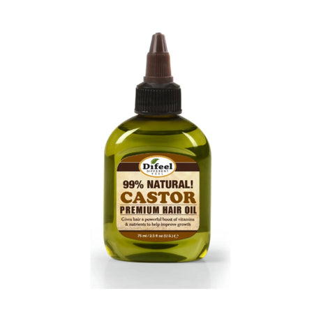 Difeel Castor Hair Oil 2.5 Oz (Pack of 24)
