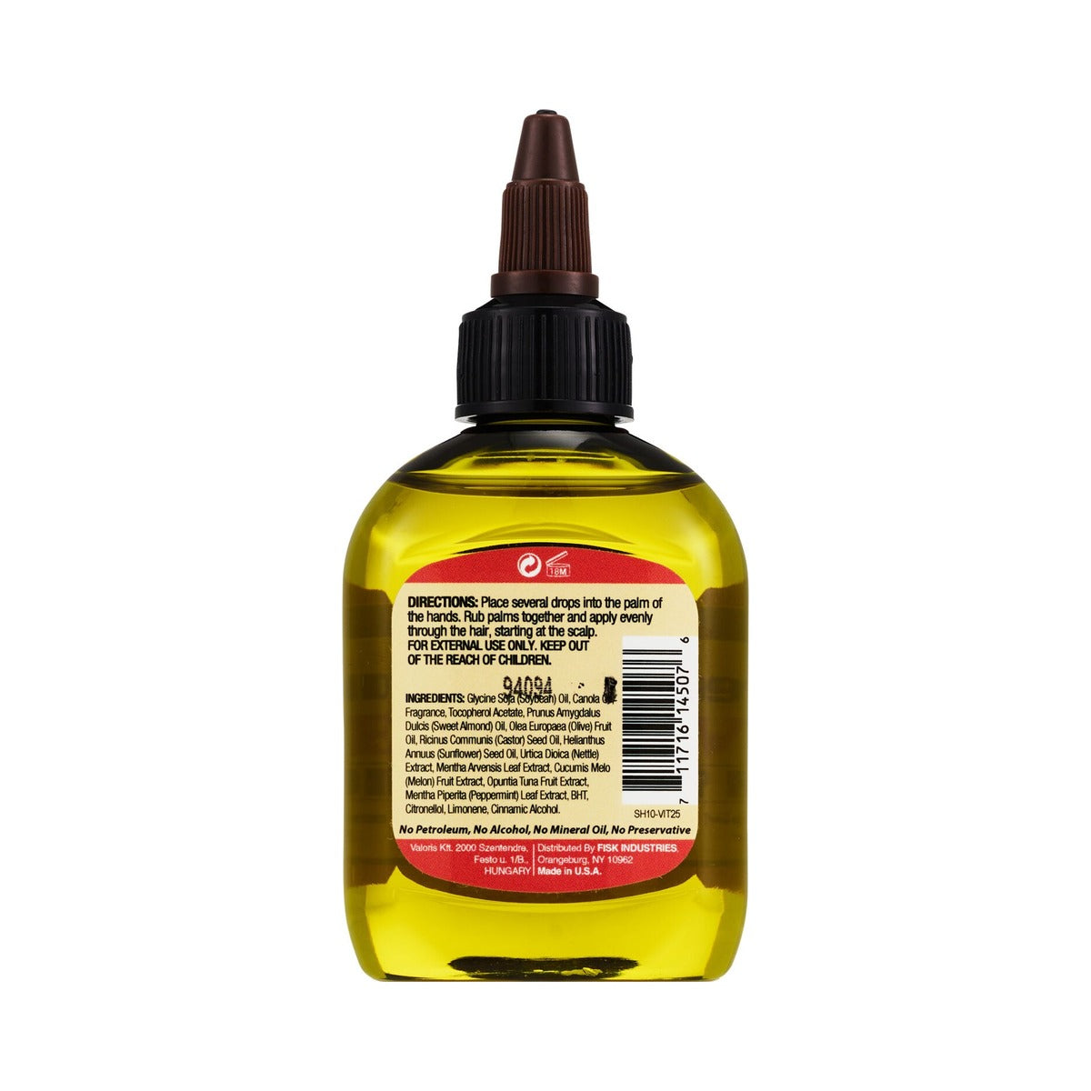 Difeel Sunflower Premium Mega Hair Oil Vitamin E 2.5 Oz (Pack of 24) - view 2