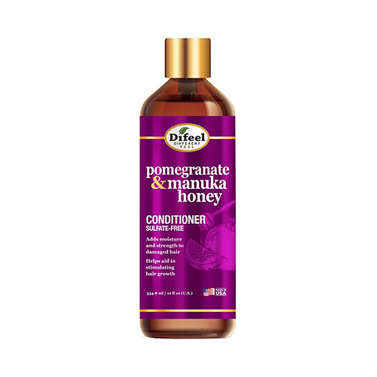Difeel Pomegranate Conditioner 12.8 Oz (Pack of 12)