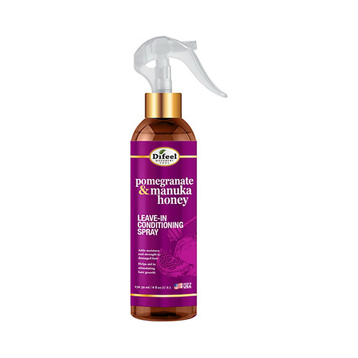Difeel Pomegranate Leave-In Conditioner 8 Oz (Pack of 12)