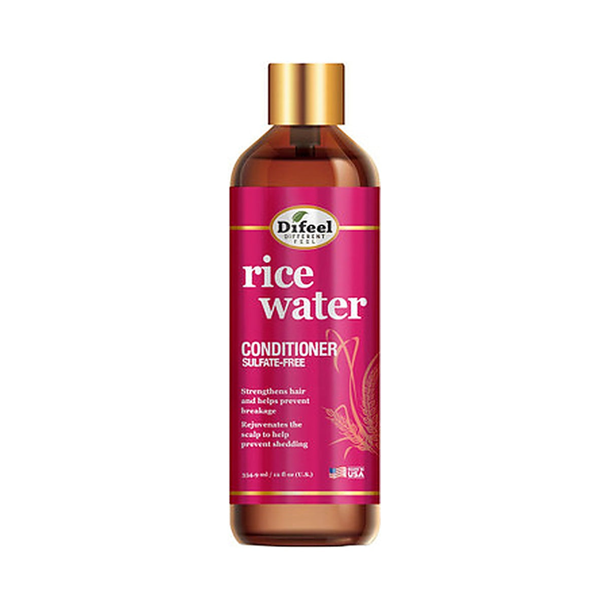Difeel Rice Water Conditioner 12 Oz (Pack of 12)