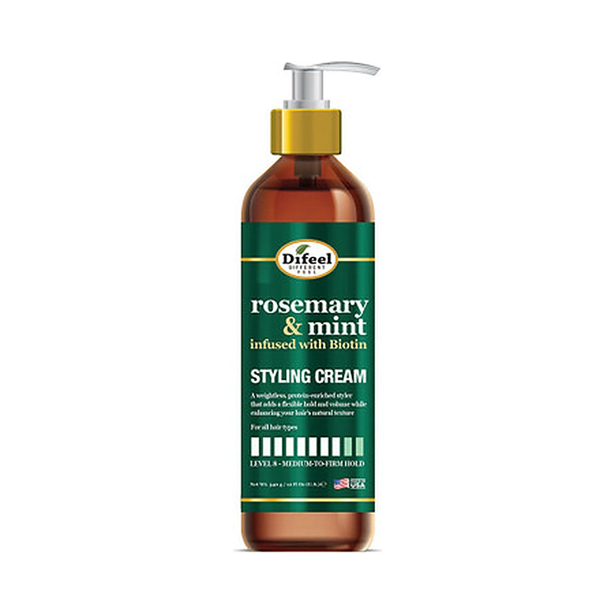 Difeel Rosemary Mint Styling Cream 12 Oz (Pack of 12)