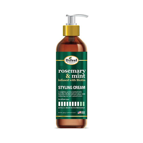 Difeel Rosemary Mint Styling Cream 12 Oz (Pack of 12)