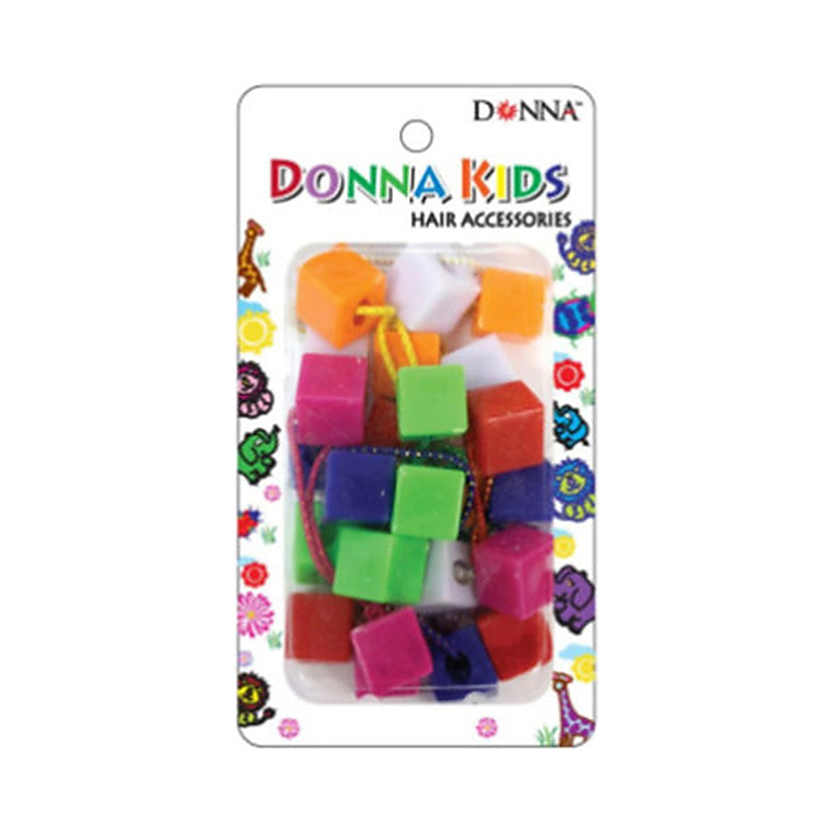 Donna Kids Ponytail Cubes Assorted (Pack of 24)