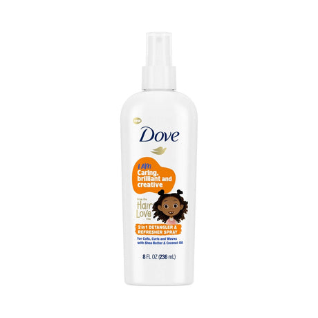 Dove Beauty Kids Hair Love Detangler & Refresher 8 Oz (Pack of 6)