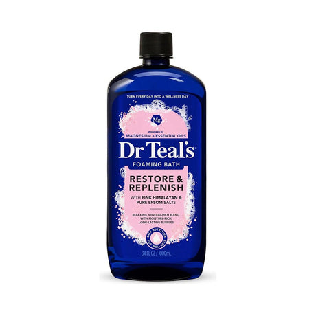 Dr Teal's Restore & Replenish Foaming Bubble Bath 34 Oz (Pack of 12)