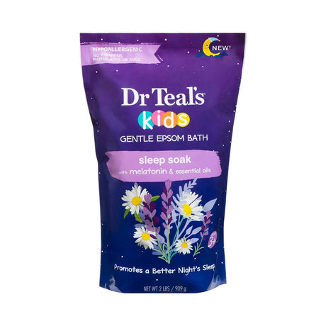 Dr Teal's Kids Gentle Epsom Salt Sleep Soak 2 Lb (Pack of 3)