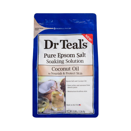 Dr Teal's Epsom Salt Soak Coconut Oil 3 Lb (Pack of 4) - view 3