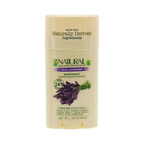 Dr. Natural Lavender Deodorant Stick 3 Oz (Pack of 12)