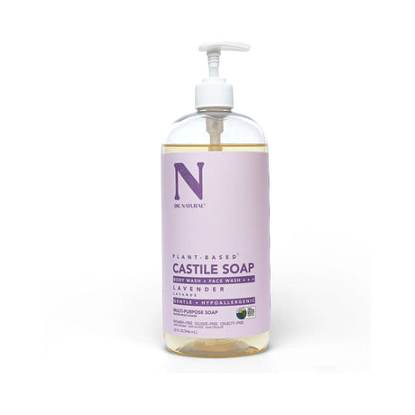 Dr. Natural Castile Liquid Soap Lavender 32 Oz (Pack of 6)