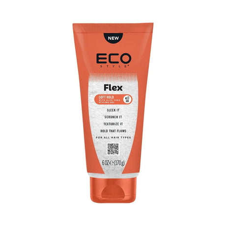 Eco Style Flex Soft Hold Styling Gel 6 Oz (Pack of 6)