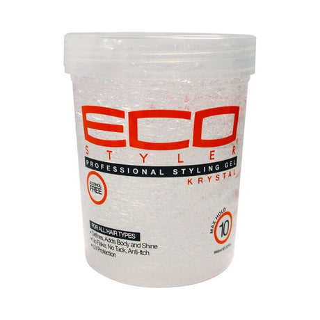 Eco Style Krystal Professional Styling Gel 32 Oz (Pack of 6)