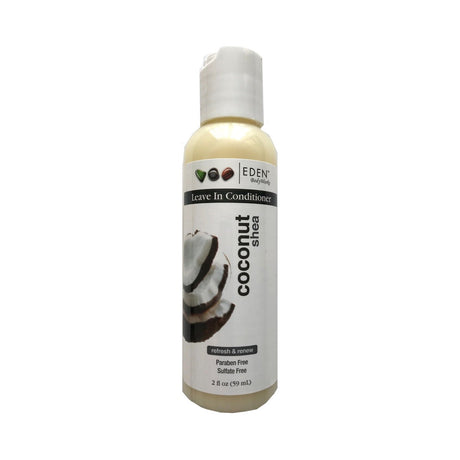 Eden Body Works Coconut Shea Leave-In Conditioner 2 Oz (Pack of 24)
