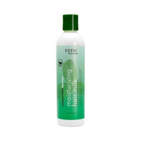 Eden Body Works Peppermint Tea Tree Hair Milk 8 Oz (Pack of 6)