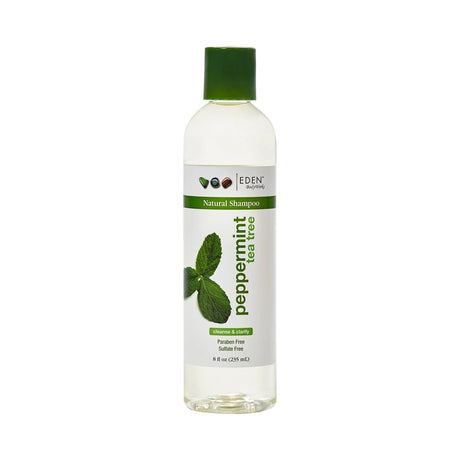Eden BodyWorks Peppermint & Tea Tree Shampoo 8 Oz (Pack of 6)