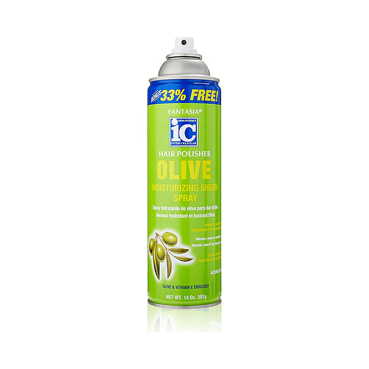 Fantasia Olive Oil Sheen Spray 14 Oz (Pack of 12)