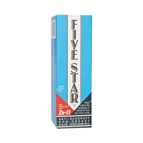 Five Star Anti-Dandruff Hair Grooming 3.5 Oz (Pack of 12)