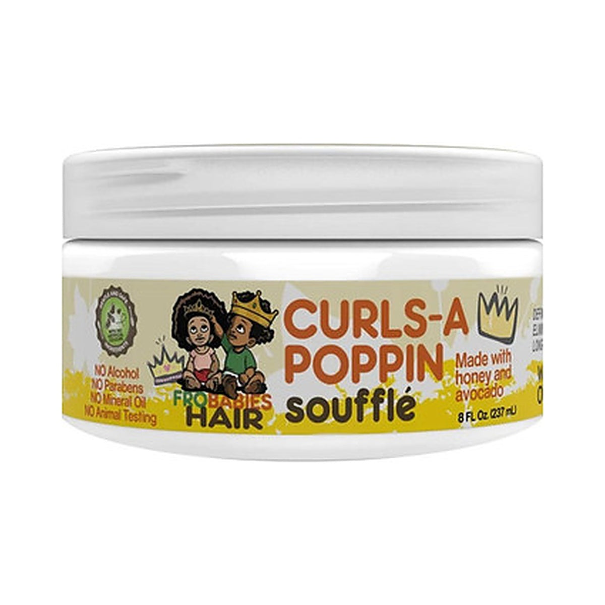 FroBabies Curls Poppin Soufflé 8 Oz (Pack of 6)