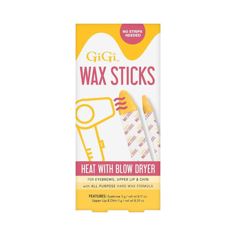 GiGi Wax Sticks Heat with Blow Dryer (Pack of 12)