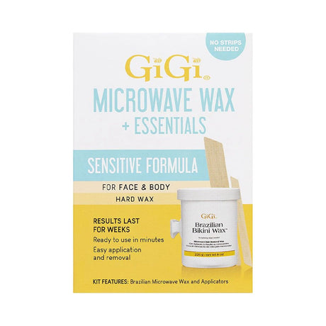GiGi Brazilian Bikini Hard Wax 8 Oz (Pack of 12)