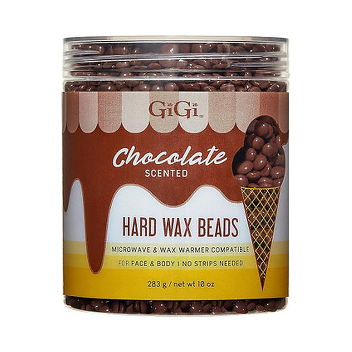 Gigi Wax Beads Chocolate 10 Oz (Pack of 12)