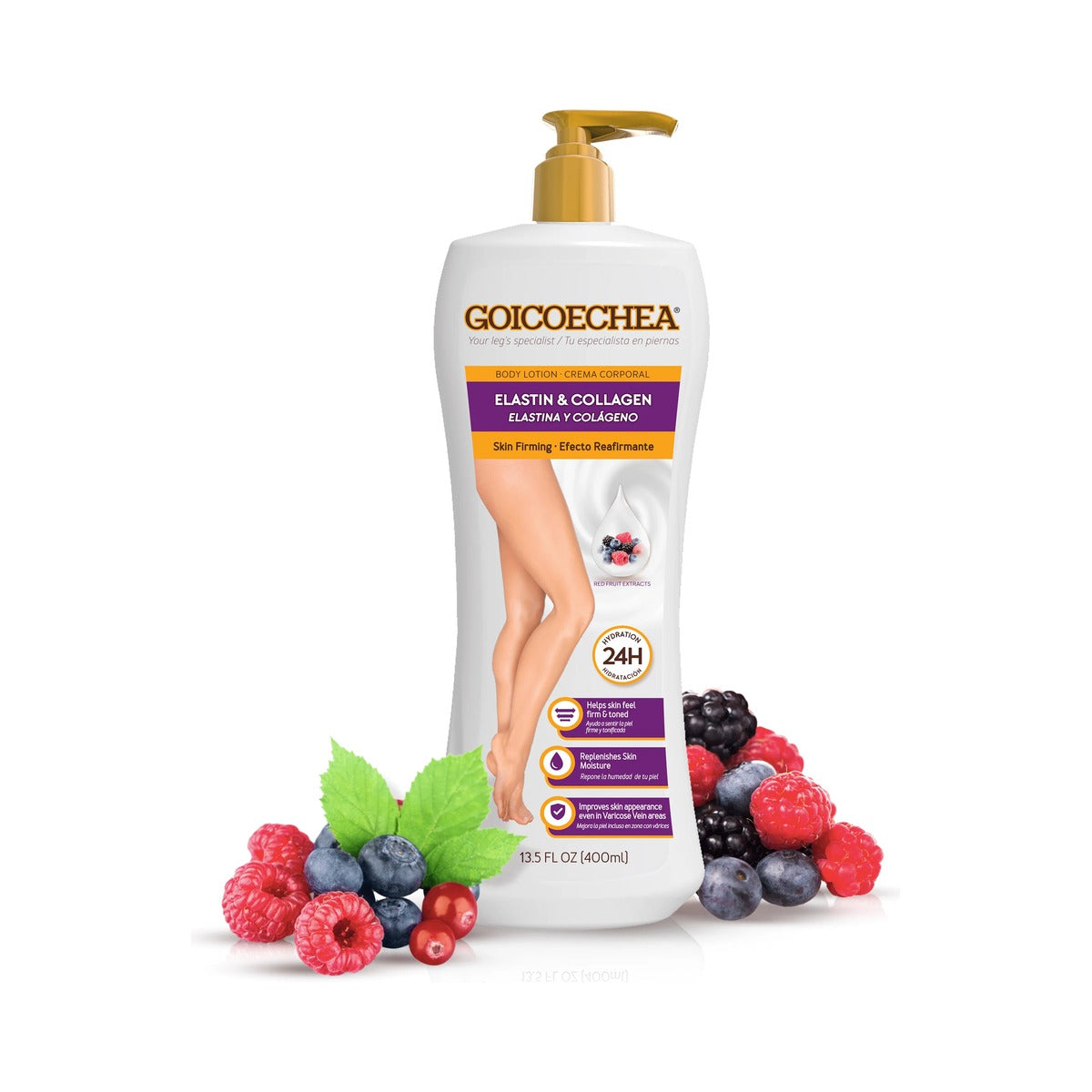 Goicoechea Elastin & Collagen Body Lotion 13.5 Oz (Pack of 6)