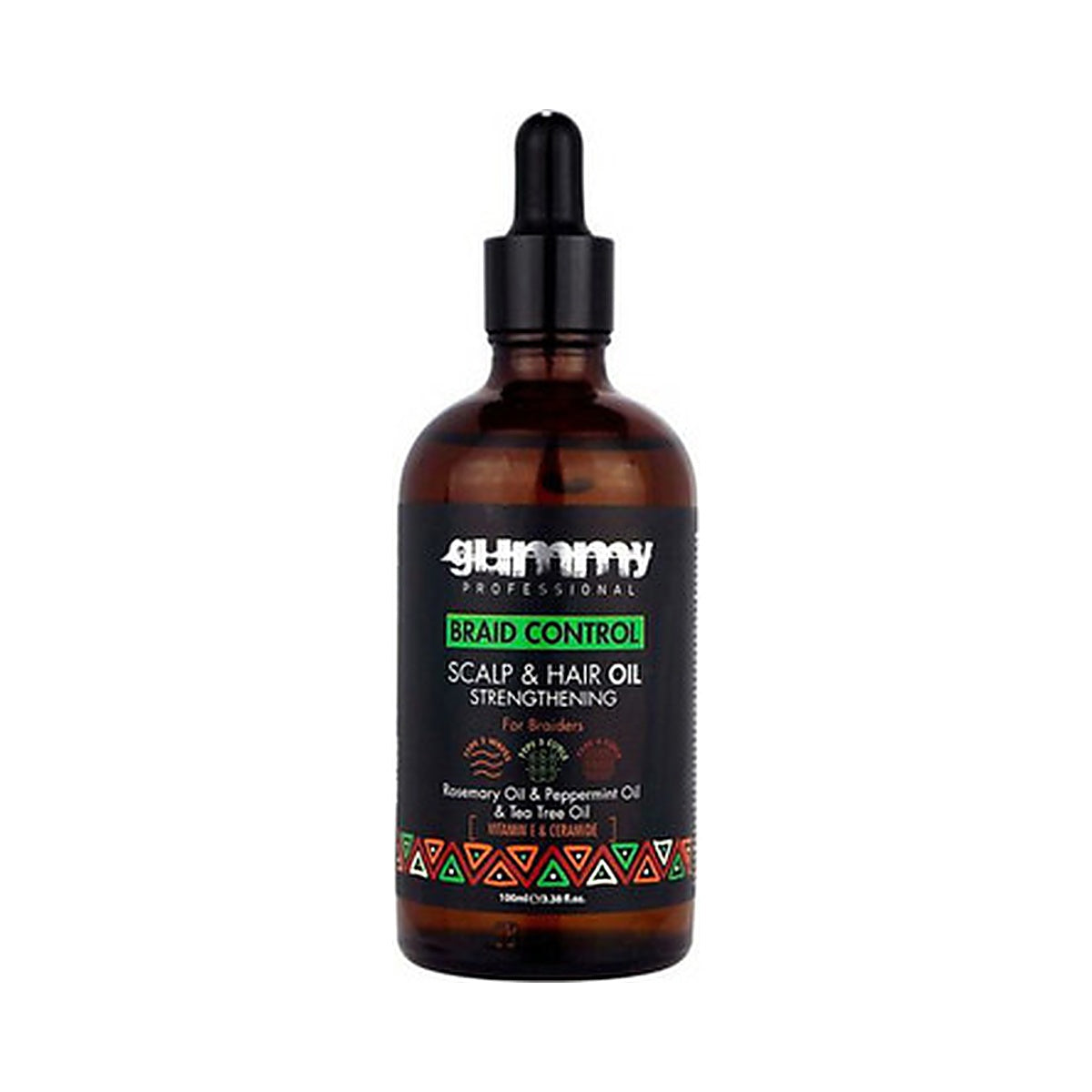 Gummy Braid Scalp & Hair Oil 3.38 Oz (Pack of 24)