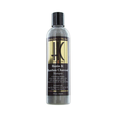 Mielle Haircredible Biotin & Bamboo Charcoal Shampoo 8 Oz (Pack of 6)