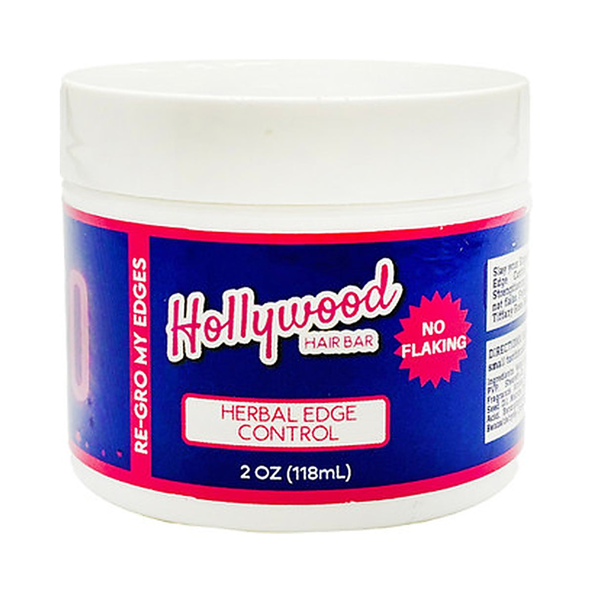 Hollywood Hair Bar Edge Control 2 Oz (Pack of 12)