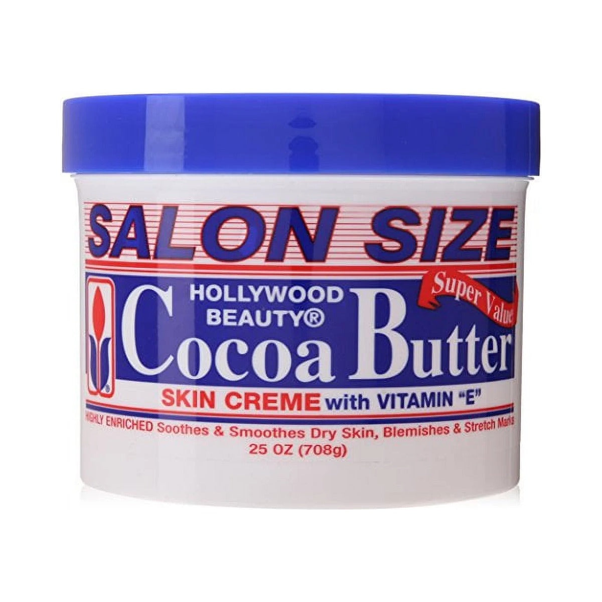 Hollywood Beauty Cocoa Butter Skin Creme 25 Oz (Pack of 6)