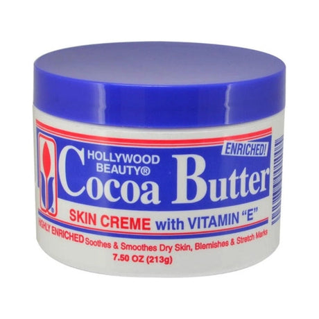 Hollywood Beauty Cocoa Butter With Vitamin E 7.5 Oz (Pack of 6)