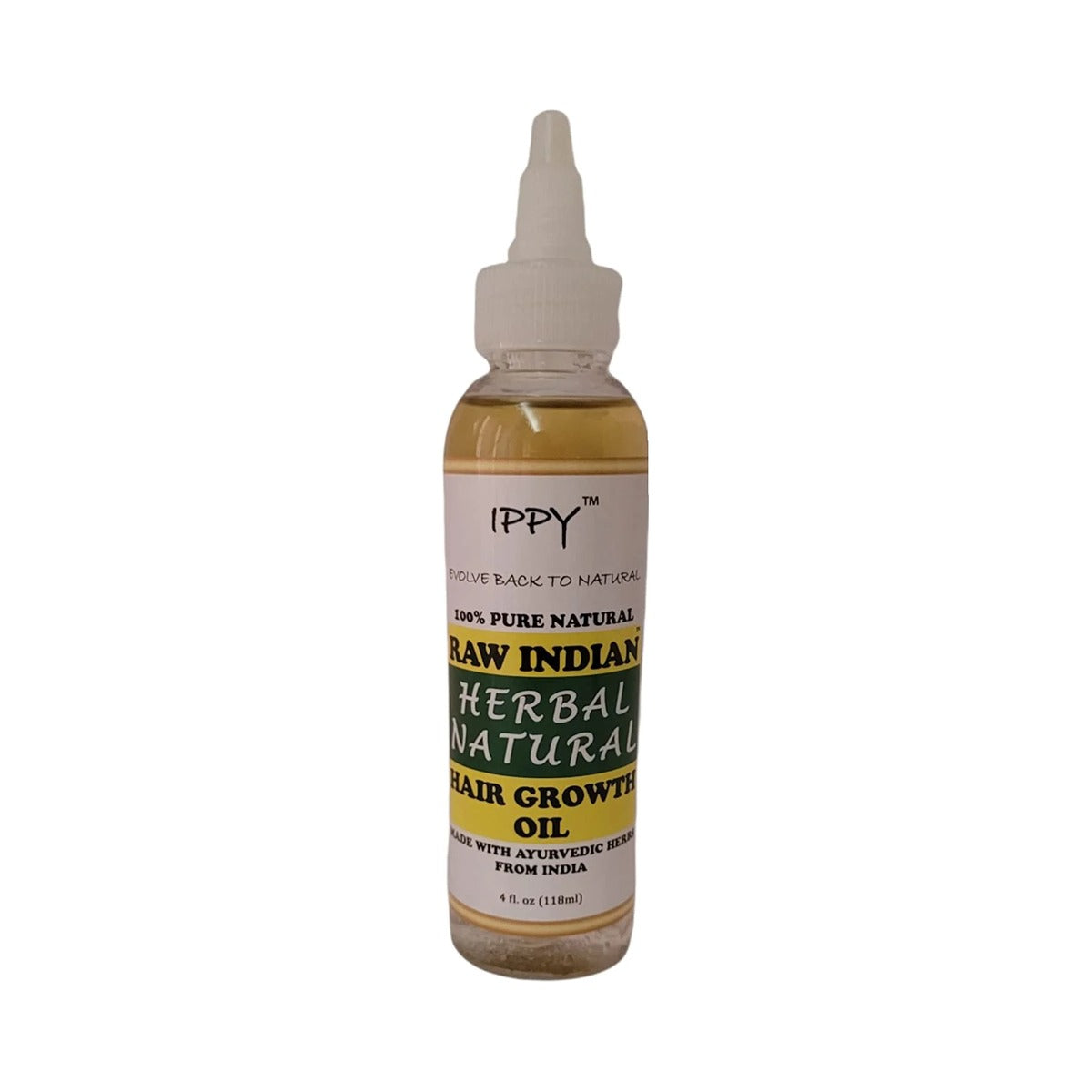 IPPY Raw Indian Herbal Hair Growth Oil 4 Oz (Pack of 12)