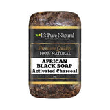 It's Pure Natural African Black Soap with Charcoal 5 Oz (Pack of 24)