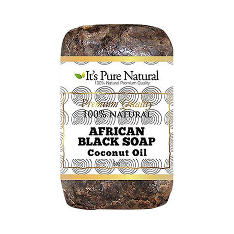 It's Pure African Black Soap Coconut 5 Oz (Pack of 24)