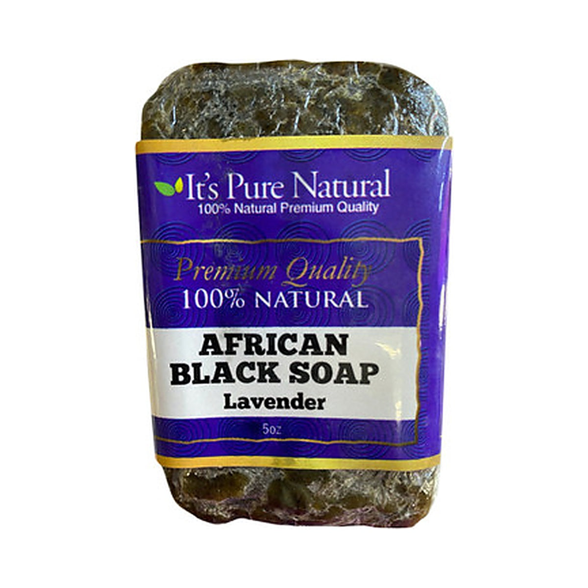 It's Pure African Black Soap Lavender 5 Oz (Pack of 24)
