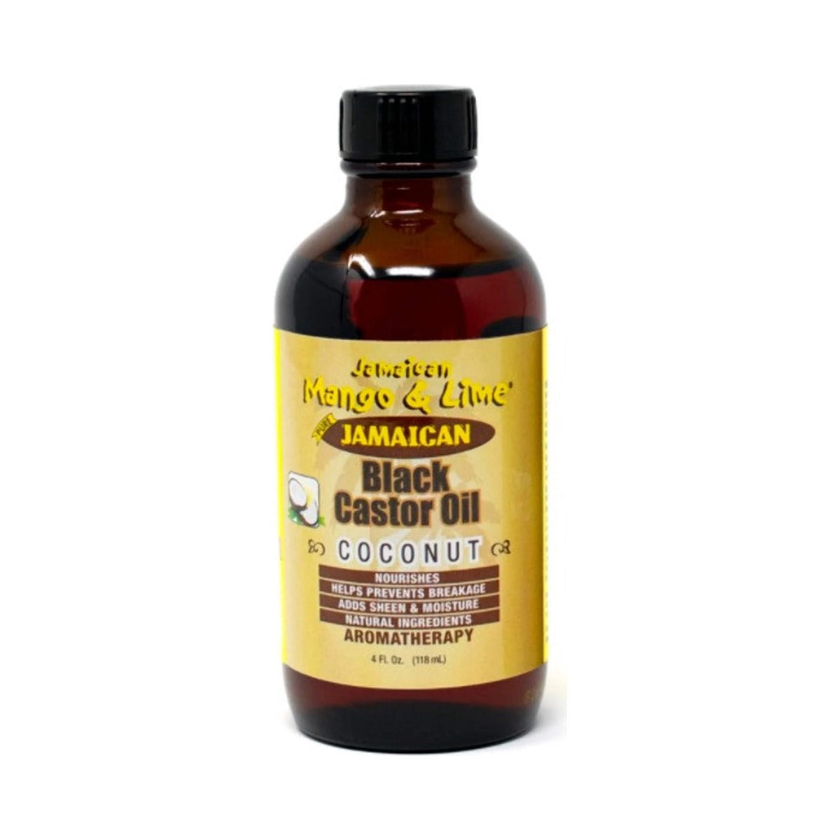 Jamaican Mango & Lime Black Castor Oil Coconut 2 Oz (Pack of 6)