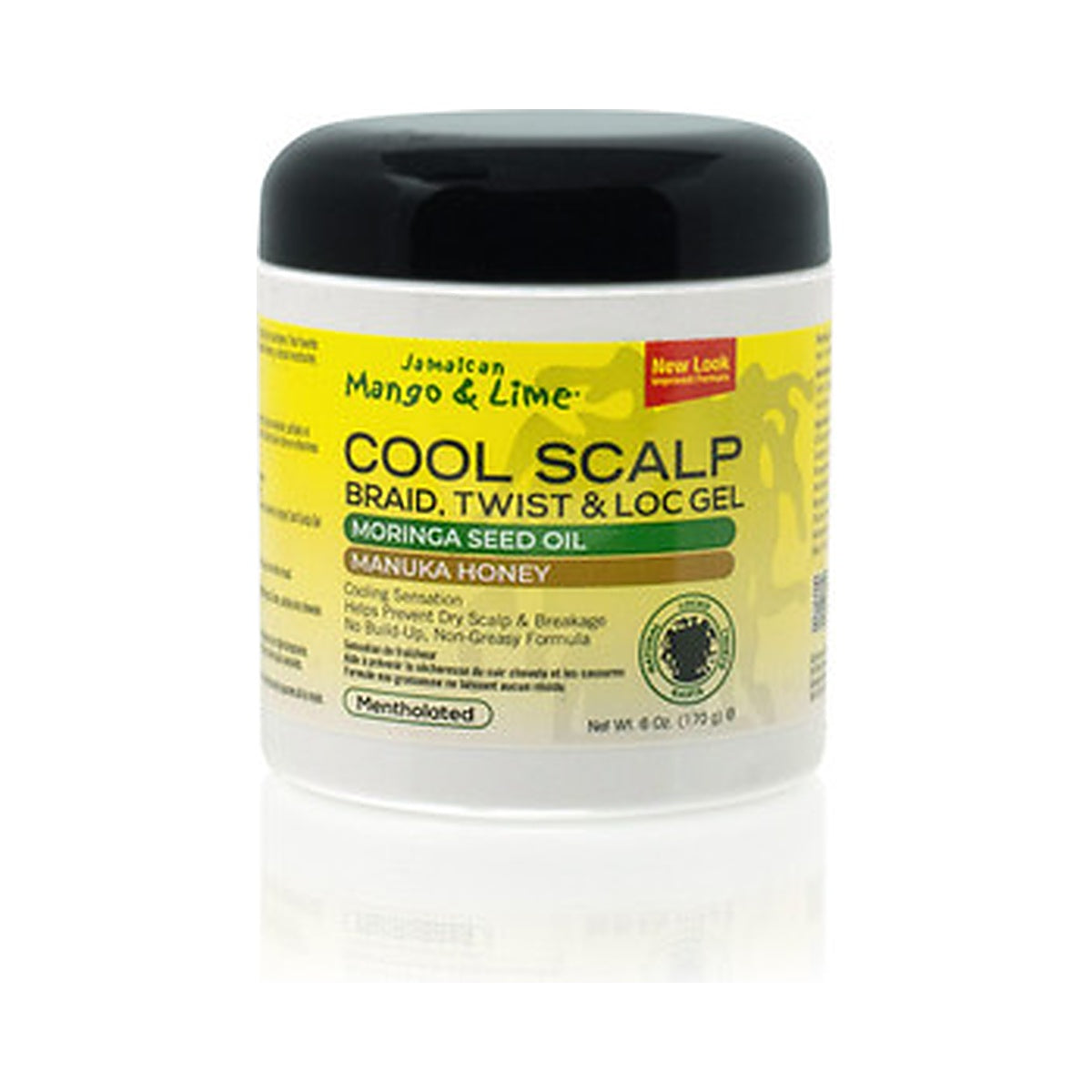 Jamaican Mango & Lime Cool Scalp Braid Twist Loc Gel 6 Oz (Pack of 6)