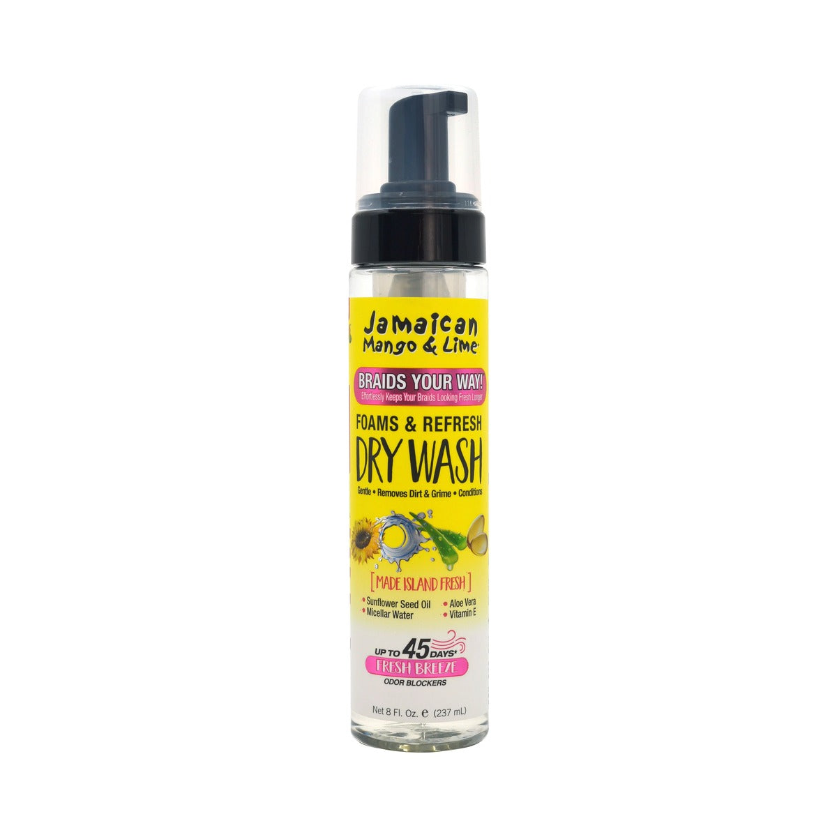 Jamaican Mango & Lime Refreshing Dry Wash 8 Oz (Pack of 6)