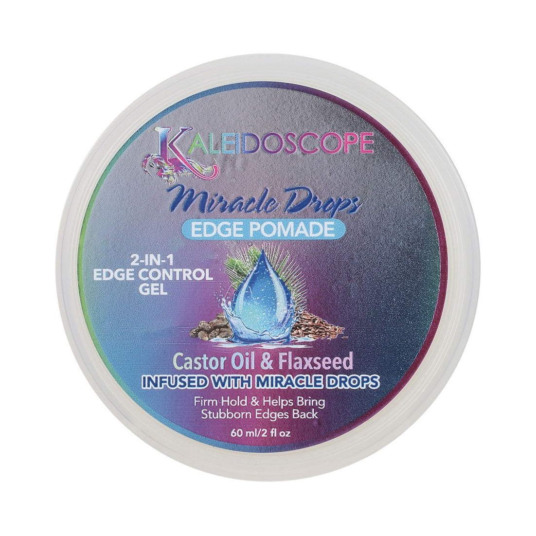 Kaleidoscope Miracle Drops Edge Pomade 2 Oz (Pack of 6)