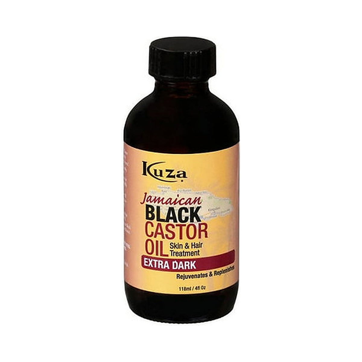 Kuza Jamaican Black Castor Oil Extra Dark 4 Oz (Pack of 6)