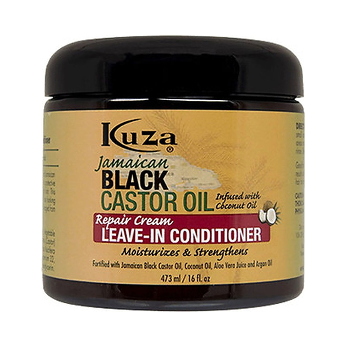 Kuza Jamaican Castor Oil Leave-In Conditioner 16 Oz (Pack of 6)