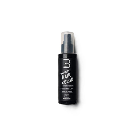 L3VEL3 Temporary Hair Beard Color Black (Pack of 12)