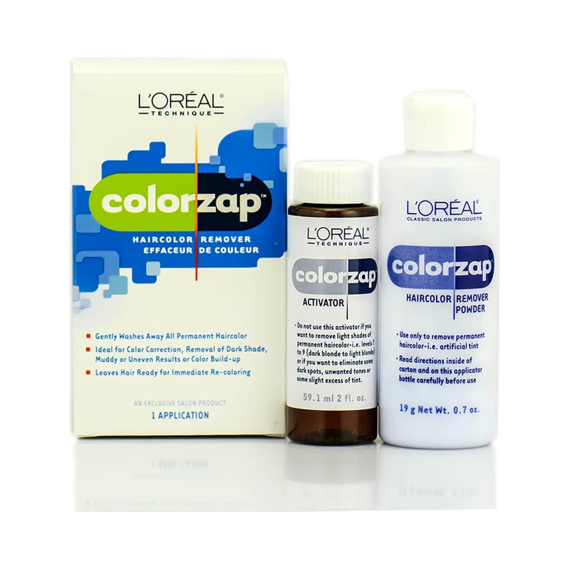 L'Oreal Paris Color Zap Hair Color Remover 1 Application (Pack of 12)