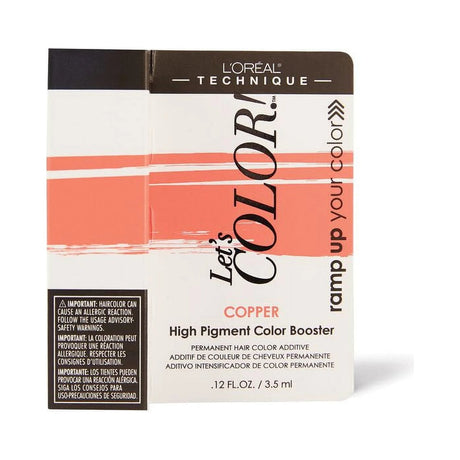 L'Oreal Paris Let's Color Copper Booster 0.12 Oz (Pack of 48)