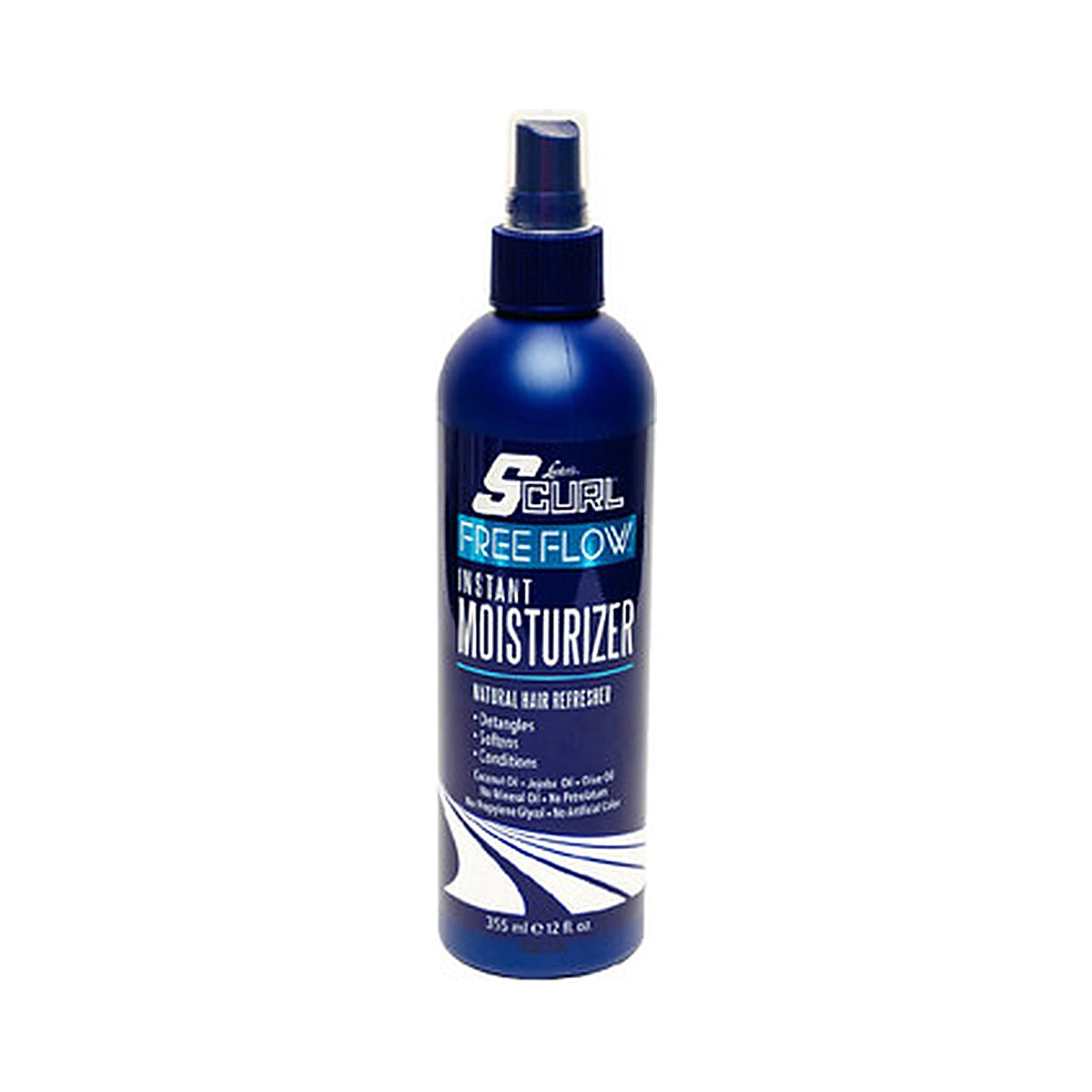 Scurl Free Flow Coconut Oil Moisturizer 12 Fl Oz (Pack of 12)