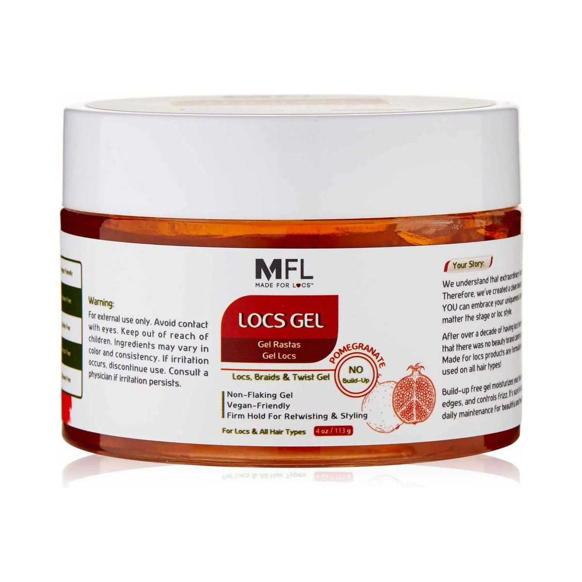 Made For Locs Vegan Twist Gel 4 Oz (Pack of 12)