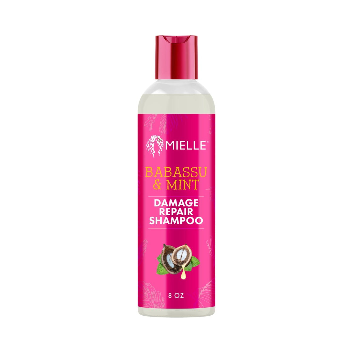Mielle Organics Babassu & Mint Damage Repair Shampoo 8 Oz (Pack of 6)