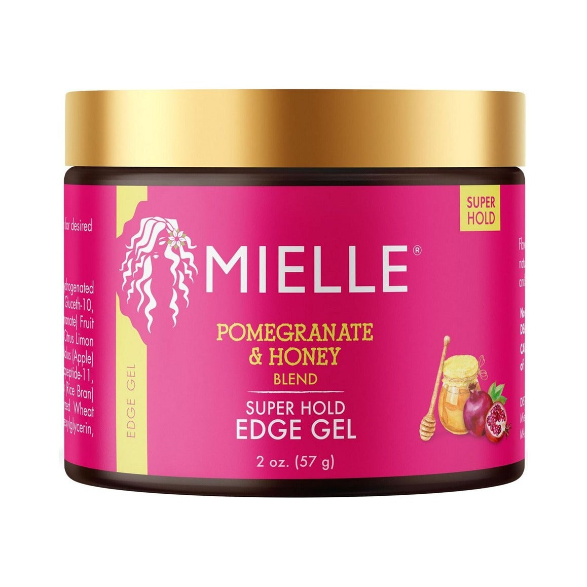 Mielle Pomegranate & Honey Edge Gel 2 Oz (Pack of 12)