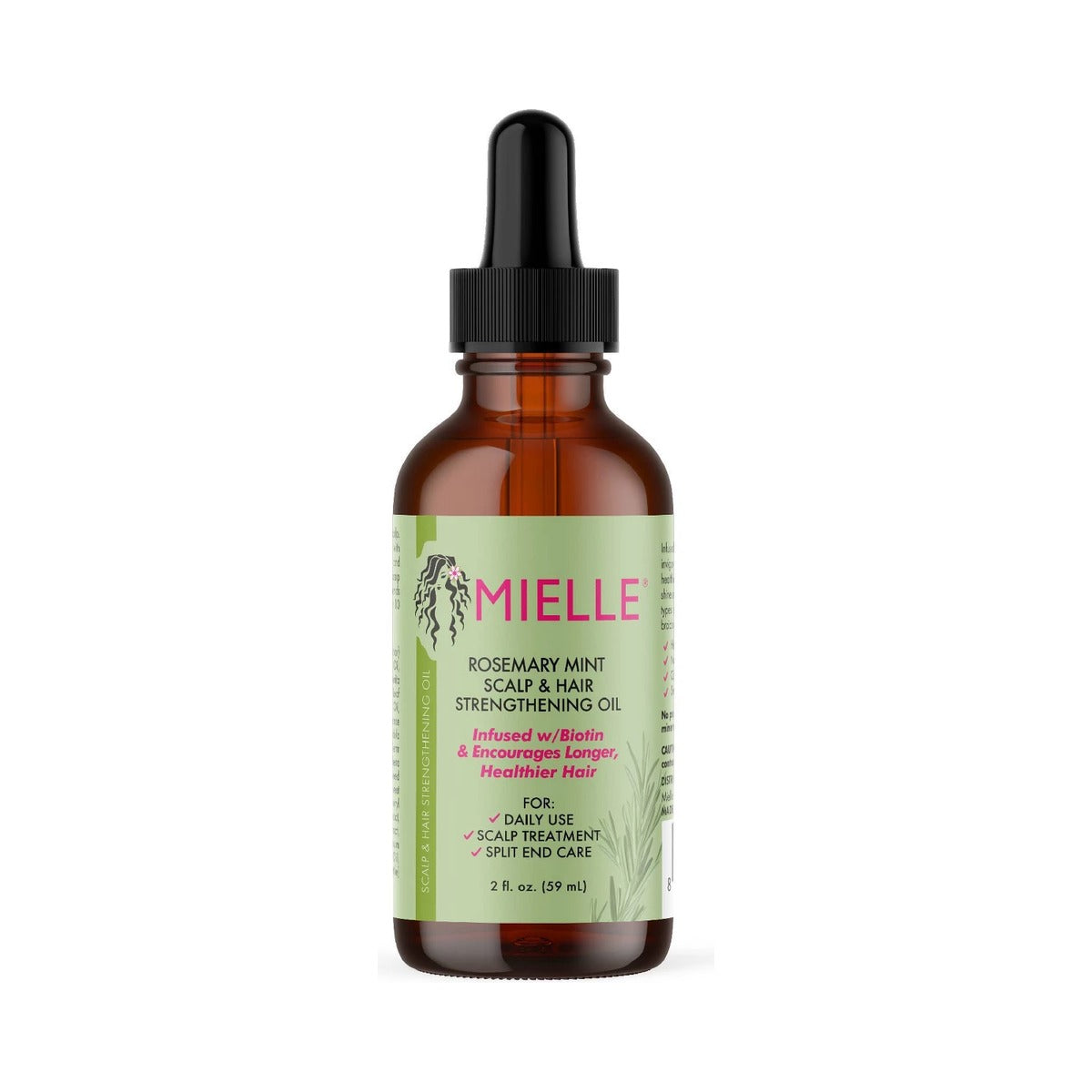 Mielle Organics Rose Mint Scalp & Strengthening Hair Oil 2 Oz (Pack of 12) - view 2