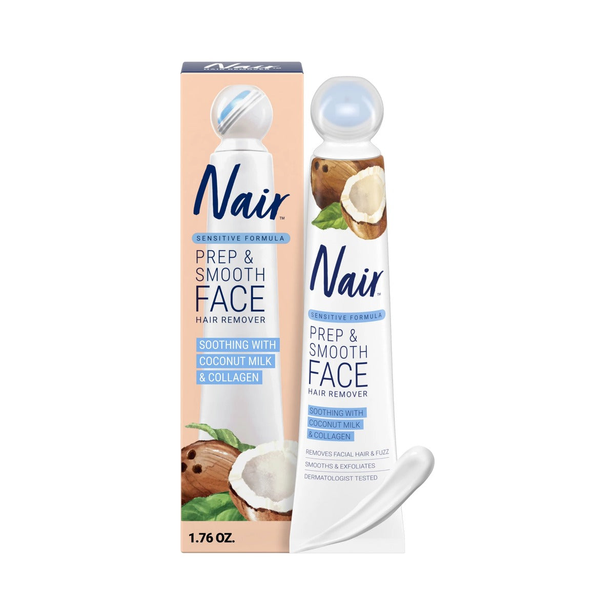 Nair Prep & Smooth Face Hair Remover 1.76 Oz (Pack of 12) - view 2